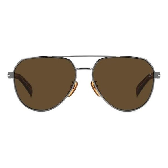 New DAVID BECKHAM Havana Aviator DB 1121/G/S EKP70 Sunglasses Women - Picture 2 of 4